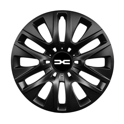 Set 4 capace roti 16 inch, R16 compatibile DACIA NOU, Model 334 Black