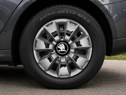 Set 4 capace roti 14 inchi (R14) compatibile SKODA NOU, Model - 335