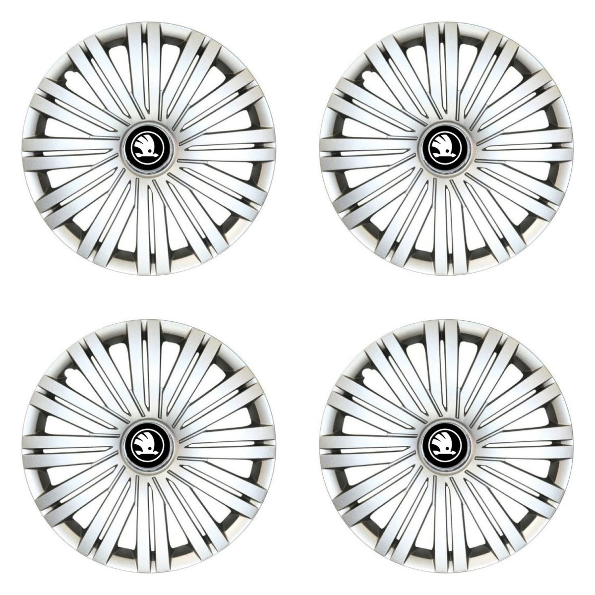 Set 4 Capace Roti R15, Potrivite Jantelor de 15 inch, Pentru Skoda Nou, Model 339
