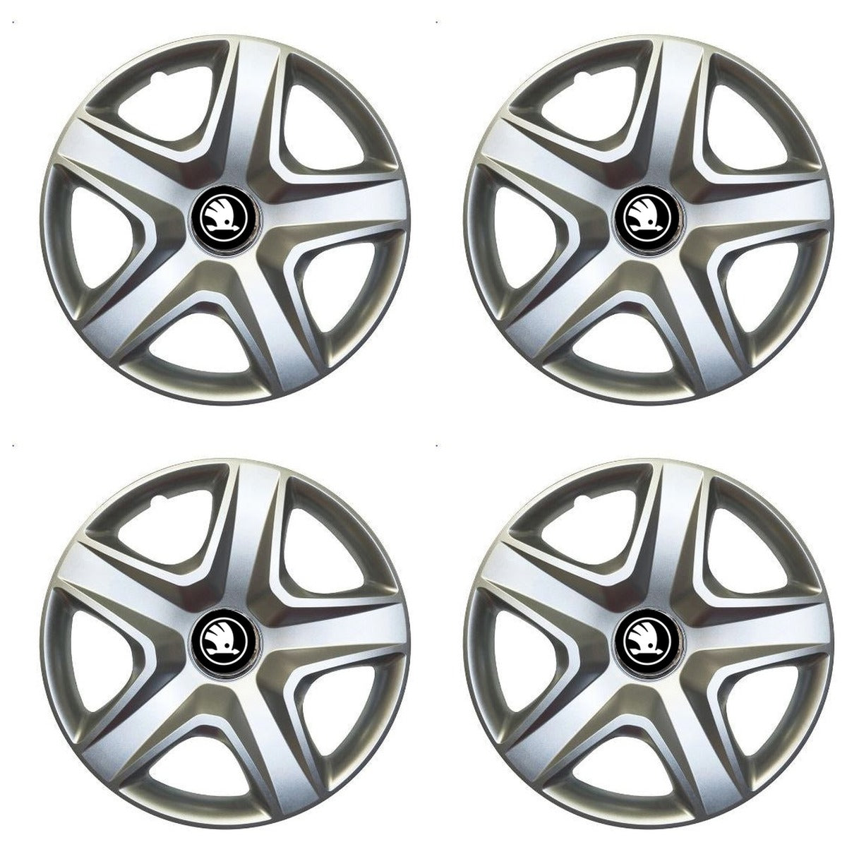 Set 4 Capace Roti 15 inch (R15) Model 340, Compatibile Cu Skoda Nou