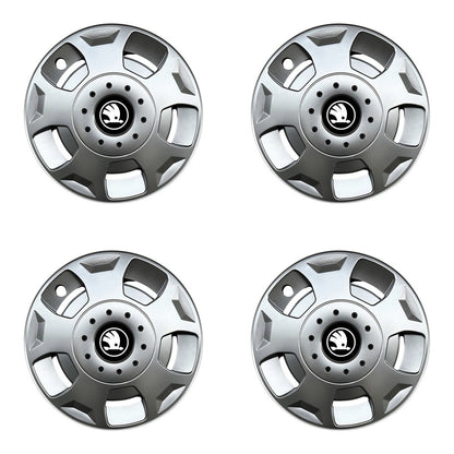 Set 4 capace roti 15 inchi (R15) compatibile cu SKODA NOU model - 342