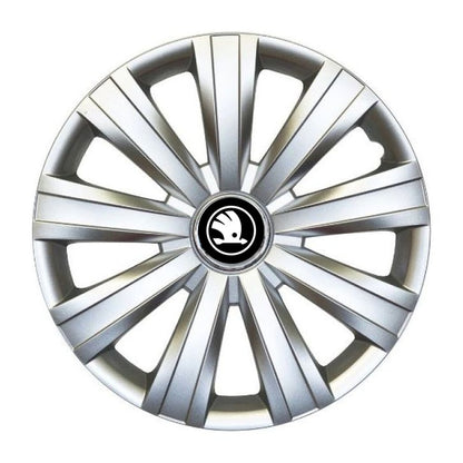 Set 4 Capace Roti R14, Potrivite Jantelor de 14 inch, Pentru Skoda Nou, Model 382
