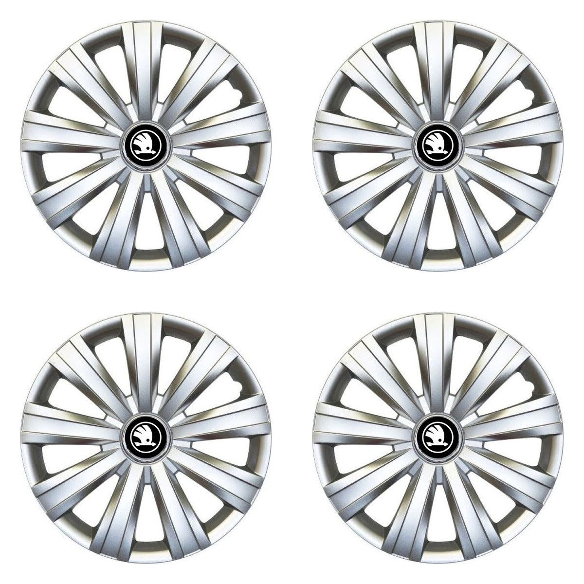 Set 4 Capace Roti R14, Potrivite Jantelor de 14 inch, Pentru Skoda Nou, Model 382
