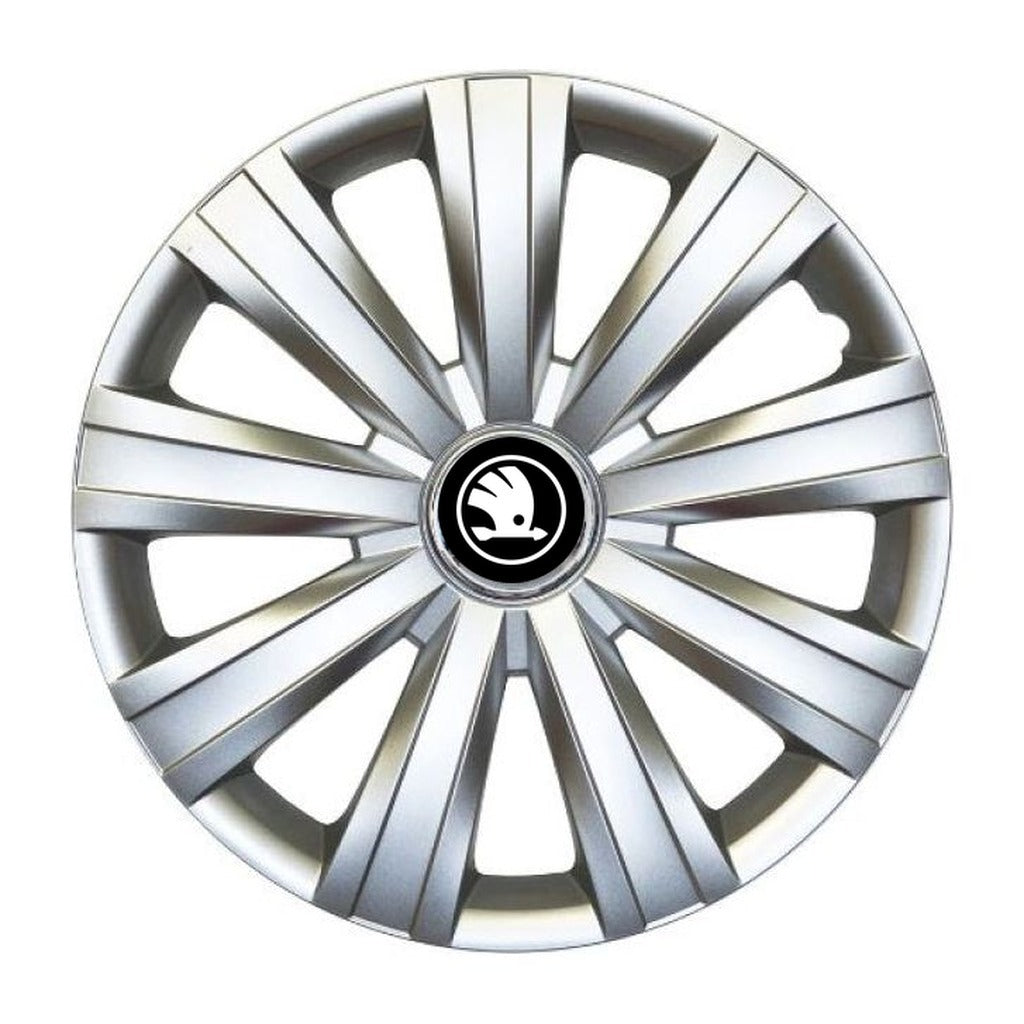 Set 4 Capace Roti R15, Potrivite Jantelor de 15 inch, Pentru Skoda Nou, Model 382