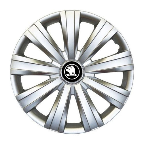 Set 4 Capace Roti R15, Potrivite Jantelor de 15 inch, Pentru Skoda Nou, Model 382