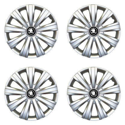 Set 4 Capace Roti R16, Potrivite Jantelor de 16 inch, Pentru Skoda Nou, Model 382