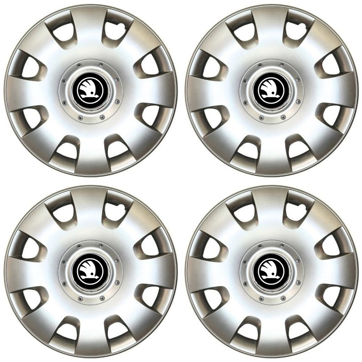 Set 4 Capace Roti 16 inchi (R16) Pentru Skoda Nou, Model 401