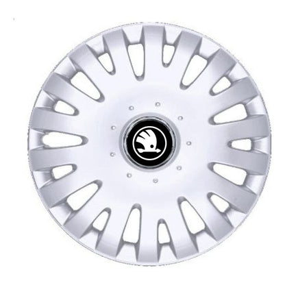 Set 4 Capace Roti R15, Potrivite Jantelor de 15 inch, Pentru Skoda Nou, Model 403