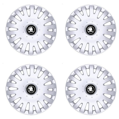 Set 4 Capace Roti R15, Potrivite Jantelor de 15 inch, Pentru Skoda Nou, Model 403