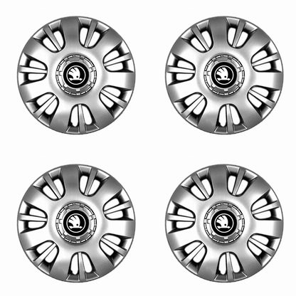 Set 4 Capace Roti 14 inchi (R14) Compatibile Cu SKODA NOU, model - 407
