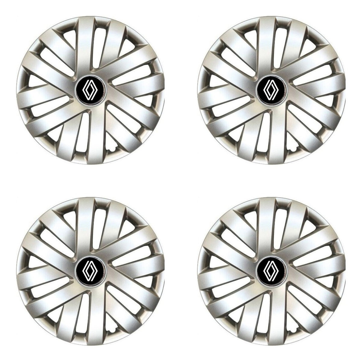Set 4 Capace Roti R15, Potrivite Jantelor de 15 inch, Pentru Renault Nou, Model 409