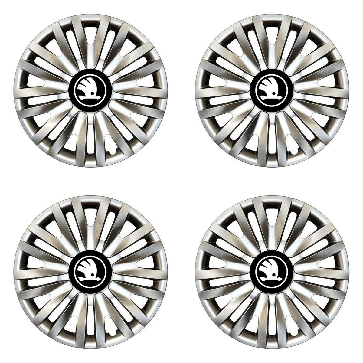 Set 4 Capace Roti 15 inchi (R15) Model 412, pentru Skoda Nou