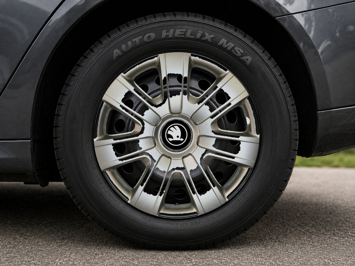 Set 4 Capace Roti R14, Potrivite Jantelor de 14 inch, Pentru Skoda Nou, Model 415