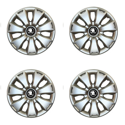 Set 4 Capace Roti 16 inchi (R16) Compatibile Cu SKODA NOU, Model-417