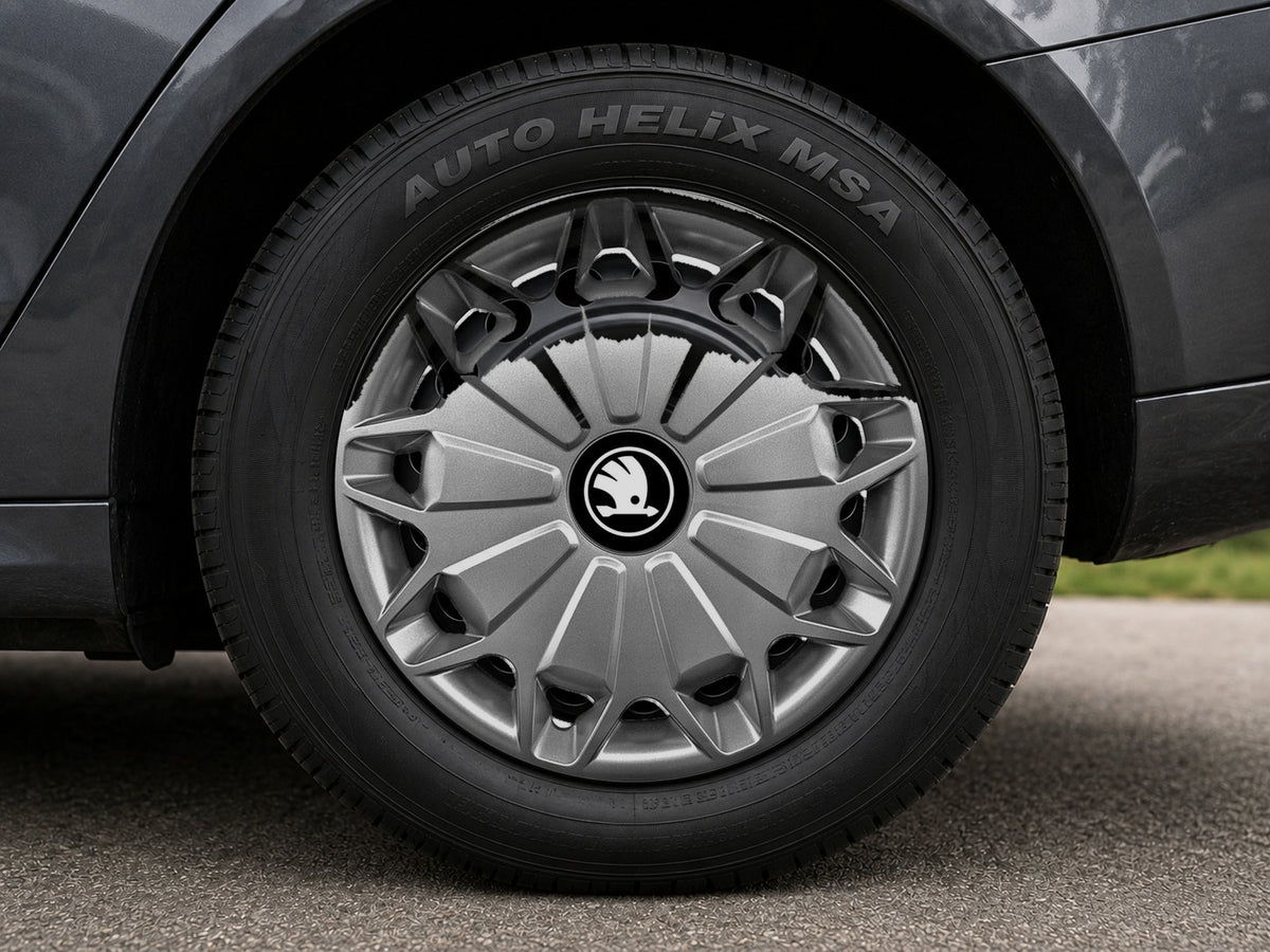 Set 4 capace roti 16 inchi (R16) Compatibile Cu Skoda Nou model - 419