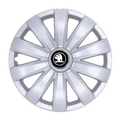 Set 4 Capace Roti R15, Potrivite Jantelor de 15 inch, Pentru Skoda Nou, Model 421