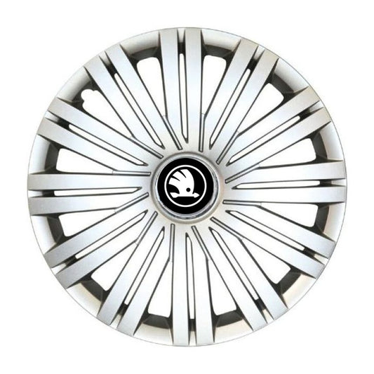 Set 4 Capace Roti R15, Potrivite Jantelor de 15 inch, Pentru Skoda Nou, Model 422