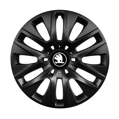 Set 4 capace roti 16 inchi (R16) compatibile SKODA NOU, Model 429 Black
