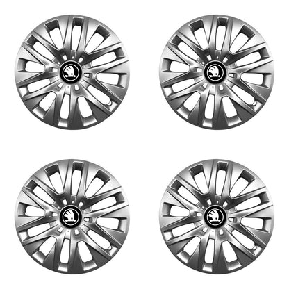 Set 4 capace roti potrivite jantelor de 16 inch (R16) compatibile gama SKODA NOU model - 429