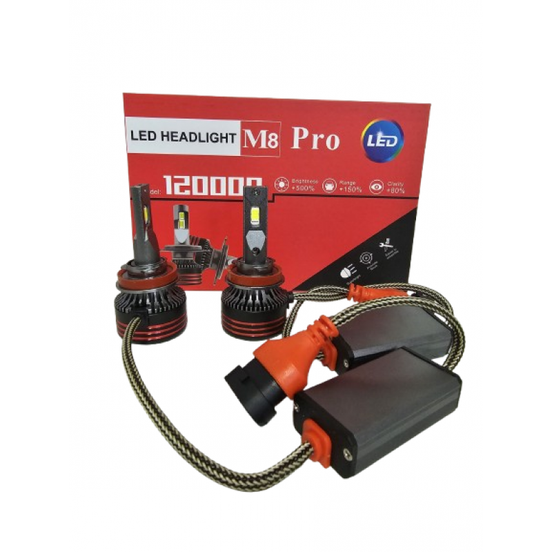 Set doua LEDURI auto M8-H11  12/24V  CANBUS