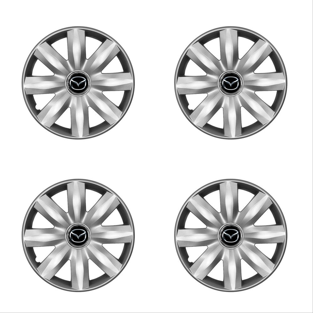 Set 4 capace roti potrivite jantelor de 14 inch compatibile Mazda, Model - 221
