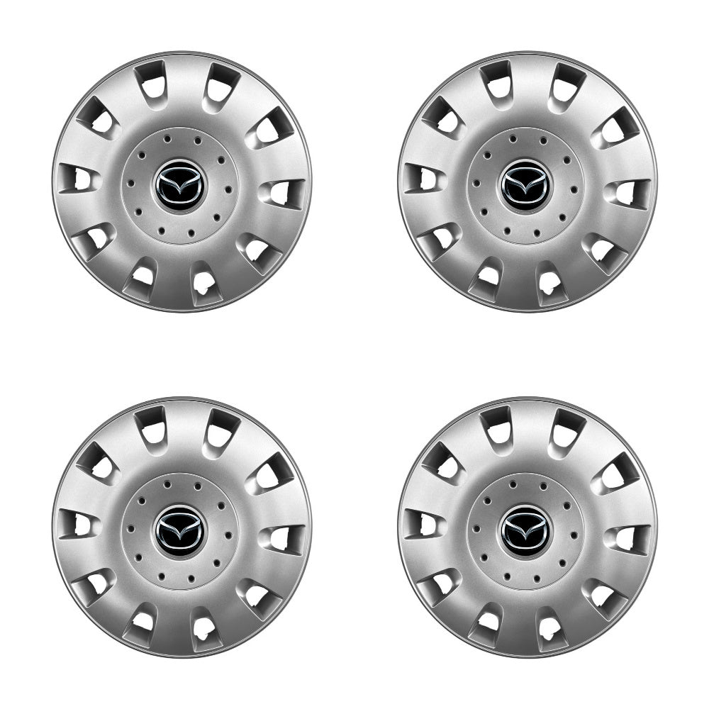 Set 4 capace roti 15 inchi (R15) compatibile Mazda, Model - 304