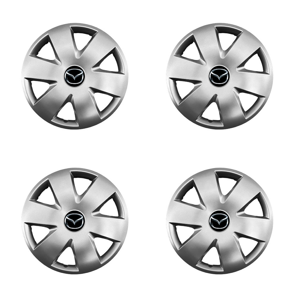 Set 4 capace roti potrivite jantelor de 15 inch compatibile Mazda, Model - 308
