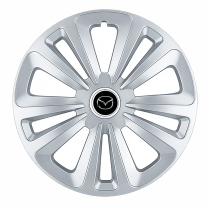 Set 4 Capace Roti Terra Gri R15 pentru Mazda