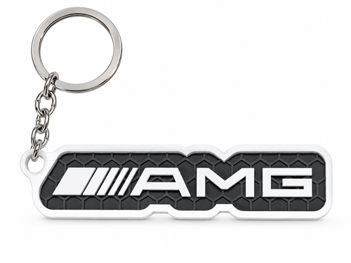 Breloc auto Mercedes-AMG cu lanț și inel