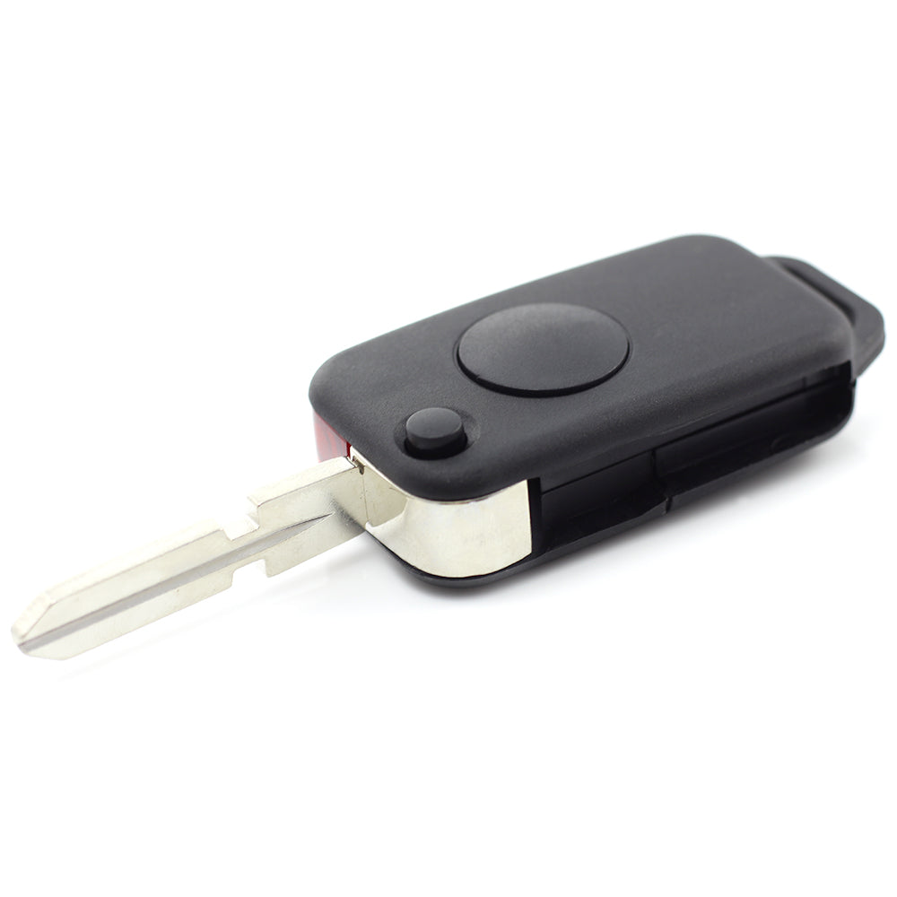 Mercedes Benz - Carcasa tip cheie briceag cu 1 buton, lama 2 "piste"