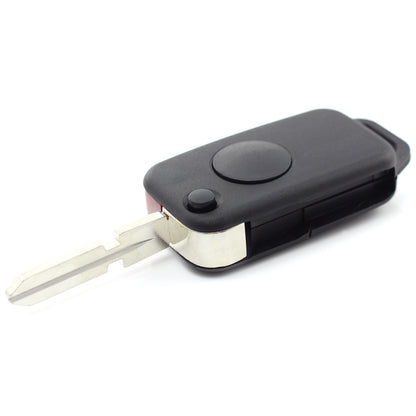 Mercedes Benz - Carcasa tip cheie briceag cu 1 buton, lama 2 "piste"