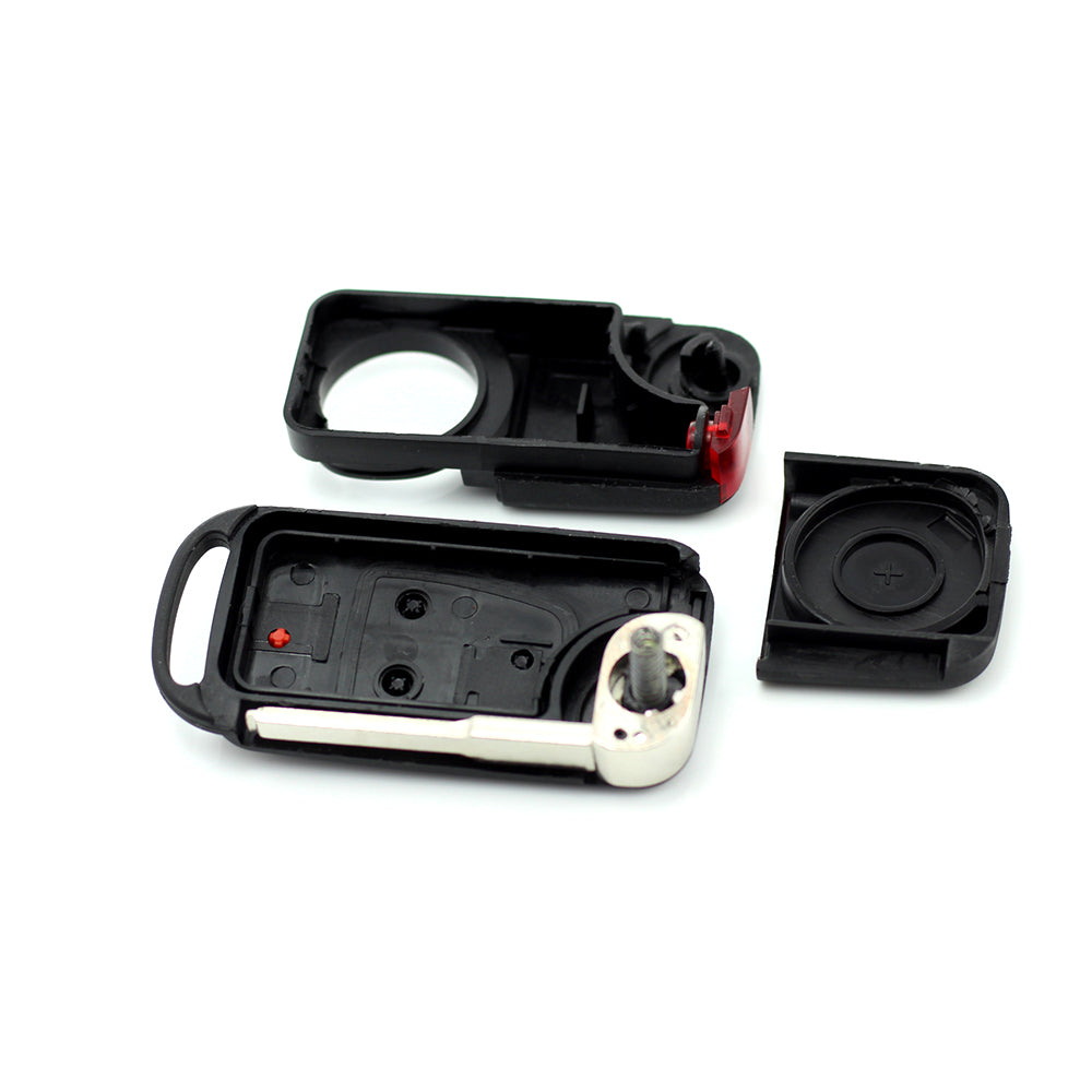 Mercedes Benz - Carcasa tip cheie briceag cu 3 butoane, buton panica, lama 2 "piste"