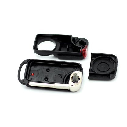 Mercedes Benz - Carcasa tip cheie briceag cu 3 butoane, buton panica, lama 2 "piste"