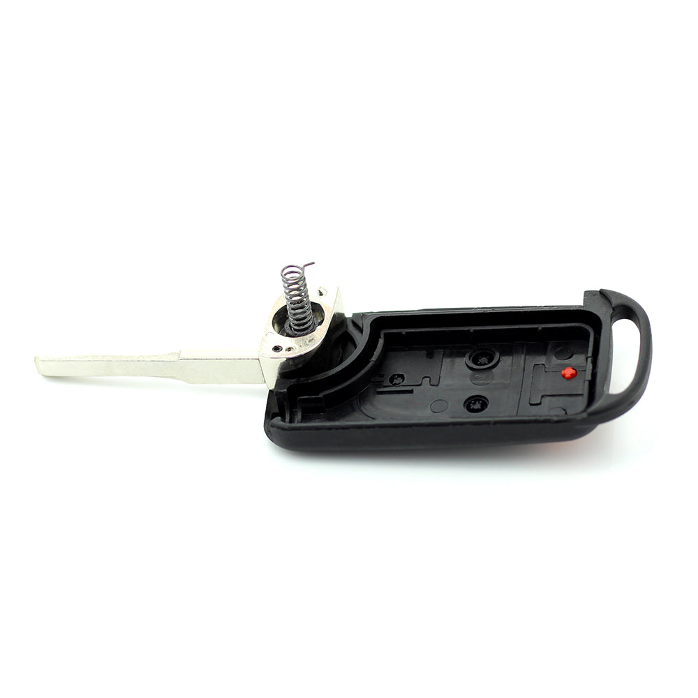 Mercedes Benz - Carcasa tip cheie briceag cu 3 butoane, buton panica, lama 2 "piste"