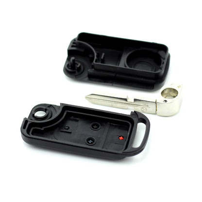 Mercedes Benz - Carcasa tip cheie briceag cu 3 butoane, buton panica, lama 4 "piste"