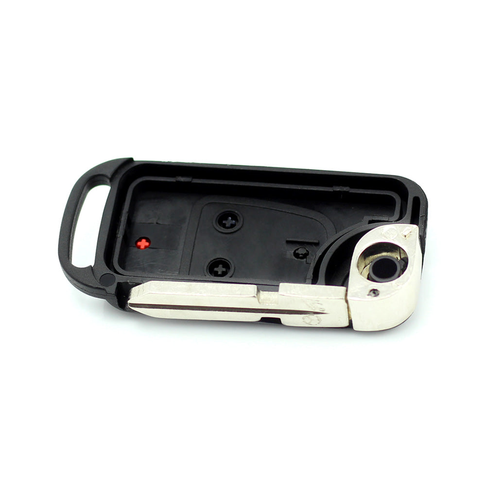 Mercedes Benz - Carcasa tip cheie briceag cu 3 butoane, buton panica, lama 4 "piste"