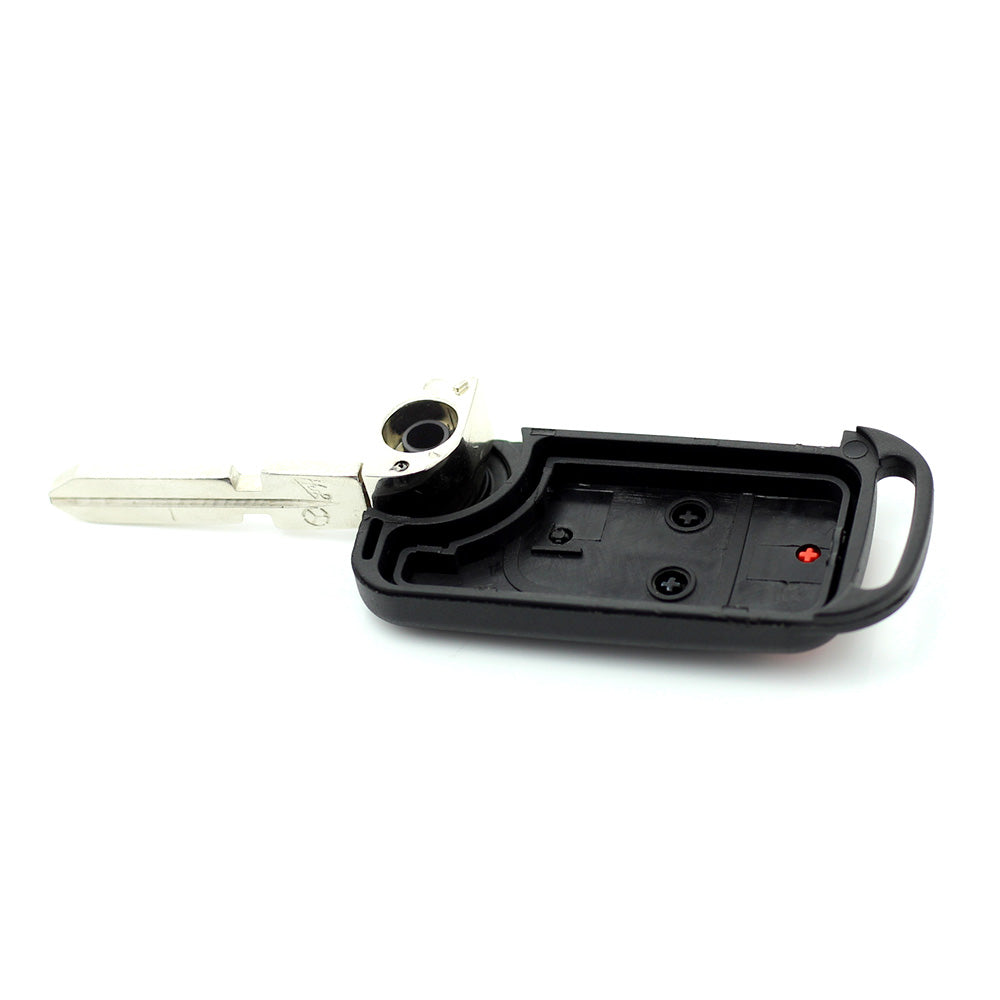 Mercedes Benz - Carcasa tip cheie briceag cu 3 butoane, buton panica, lama 4 "piste"