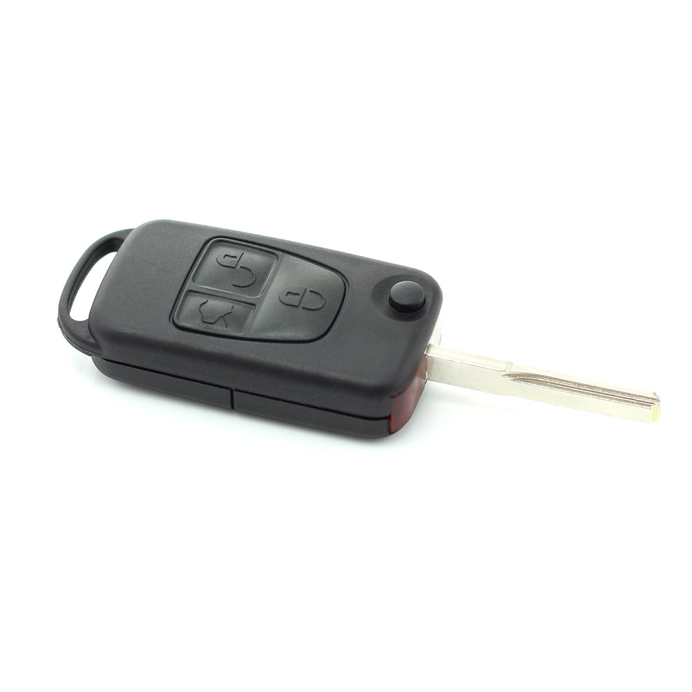 Mercedes Benz - Carcasa tip cheie briceag cu 3 butoane, lama 2 "piste"