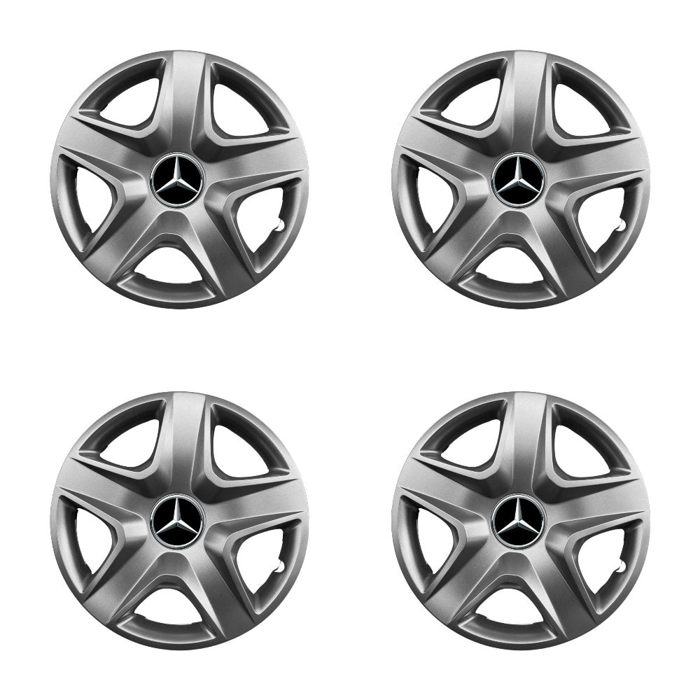 Set 4 capace roti 16 inchi (R16) compatibile MERCEDES A-CLASS, C-CLASS, VITO, VANEO, T1, T2, VIANO, MODEL- 418