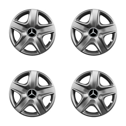 Set 4 capace roti potrivite jantelor de 15 inch compatibile MERCEDES A-CLASS, C-CLASS, VITO, VANEO, T1, T2, VIANO, MODEL-340