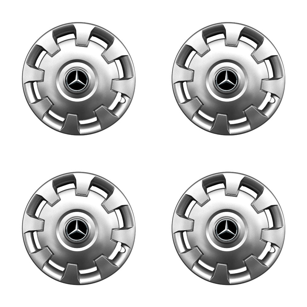 Set 4 capace roti 15 inchi (R15) compatibile MERCEDES A-CLASS, C-CLASS, VITO, VANEO, T1, T2, VIANO, MODEL-303