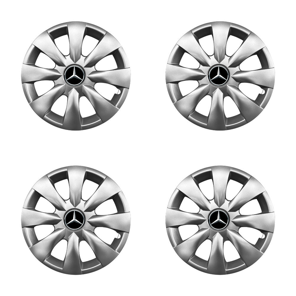 Set 4 capace roti potrivite jantelor de 15 inch compatibile Mercedes, Model - 316