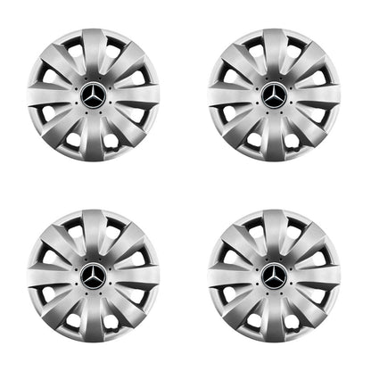 Set 4 capace roti potrivite jantelor de 15 inch compatibile gama Mercedes, model - 321