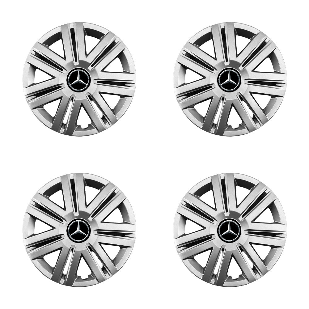 Set 4 capace roti potrivite jantelor de 14 inch compatibile Mercedes, Model - 203
