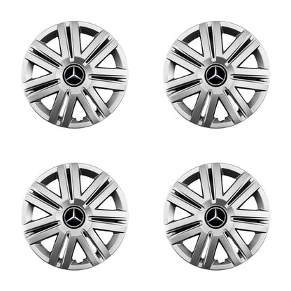 Set 4 capace roti potrivite jantelor de 14 inch compatibile Mercedes, Model - 203