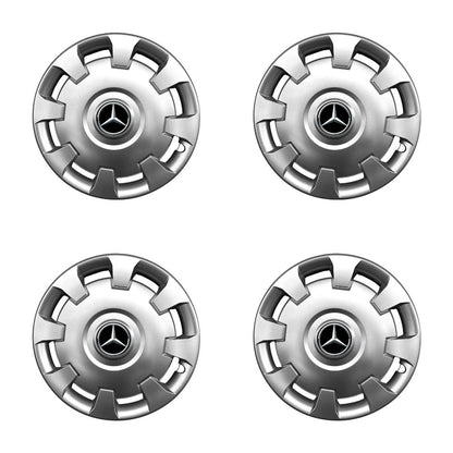 Set 4 capace roti 14 inchi (R14) compatibile MERCEDES A-CLASS, C-CLASS, VITO, VANEO, T1, T2, VIANO, MODEL- 206