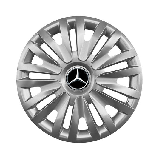 Set 4 capace roti 14 inchi (R14) compatibile MERCEDES A-CLASS, C-CLASS, VITO, VANEO, T1, T2, VIANO, MODEL- 217