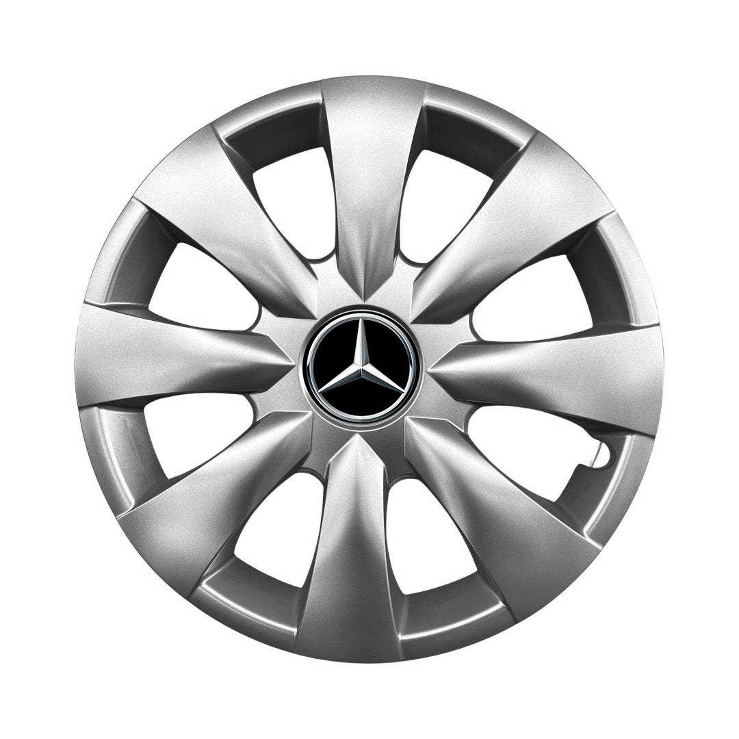 Set 4 capace roti potrivite jantelor de 15 inch compatibile Mercedes, Model - 316