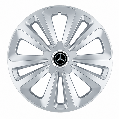 Set 4 Capace Roti Terra Gri R14, pentru Mercedes-Benz