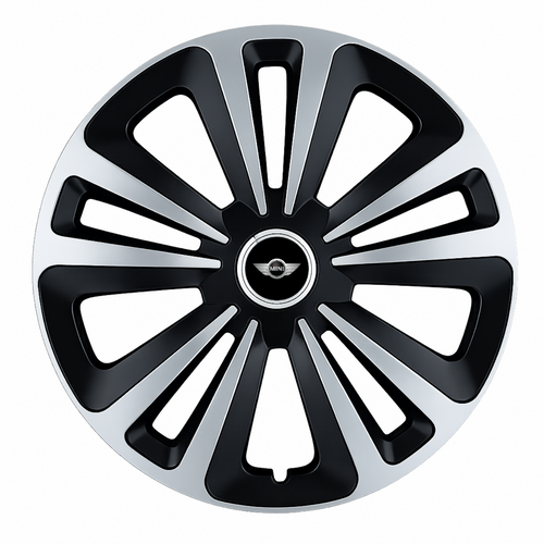 Set 4 Capace Roti Terra Gri-Negru R14, Compatibil Cu Mini Cooper
